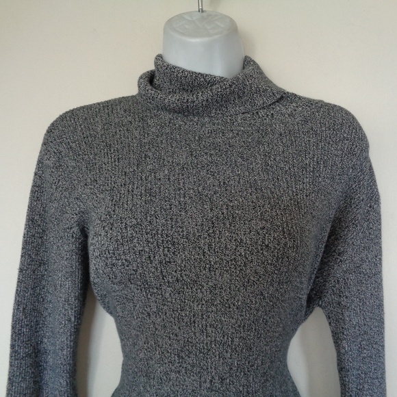 Talbots Sweaters - Talbots Black Charcoal Turtleneck Sweater Medium